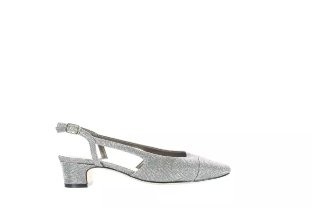 VANELi Womens Aliz Gray Slingbacks Size 6 (6267045)