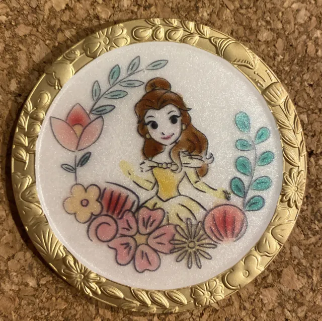 Disney Princess Belle Porcelain Pin LE 250 Beauty and The Beast Exclusive WDI