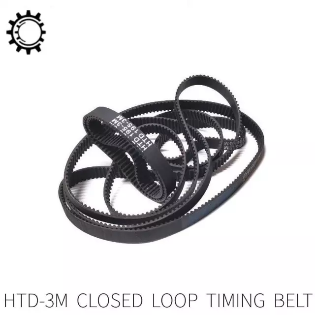 HTD 3M 3mm Pitch Closed Loop Synchronous Timing Belt Pulley 10mm 15mm Width