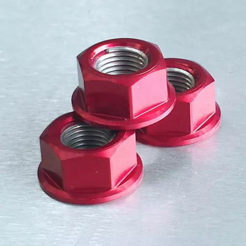 PRO-BOLT Tuerca de aluminio 12mm rojo LSPN12R