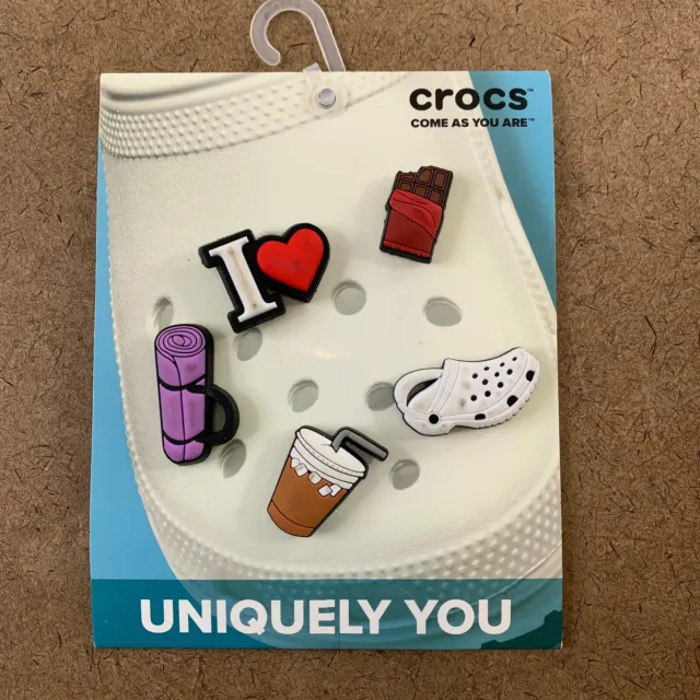 Crocs New Uniquely You Valentines Heart Rose Perfect Match Jibbitz