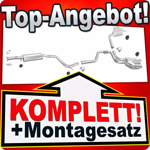 Auspuff für FORD MONDEO MK1 MK2 2.5 V6 24V Schrägheck Stufenheck Auspuffanlage