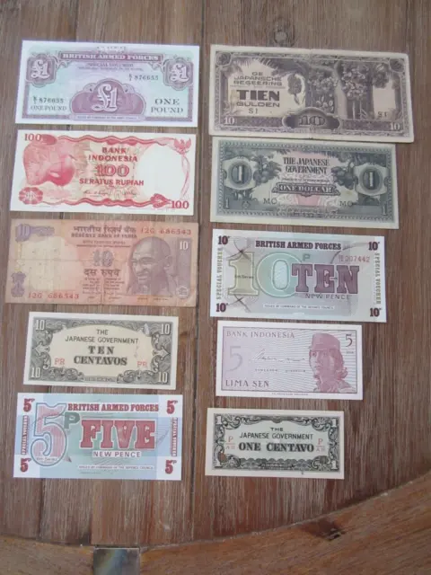 World collection of notes all different TN6 Cheap