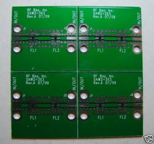 Develop PCB Pour Deux Étape Scie Filtre 3x3mm, Qty.4