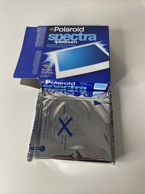 POLAROID SPECTRA IMAGE Pack Total Photos Instant Film Expired 08