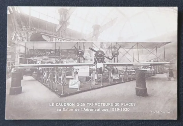 CPA Carte postale Aéroplane CAUDRON 1919 avion type G-25 / Archives Bélix