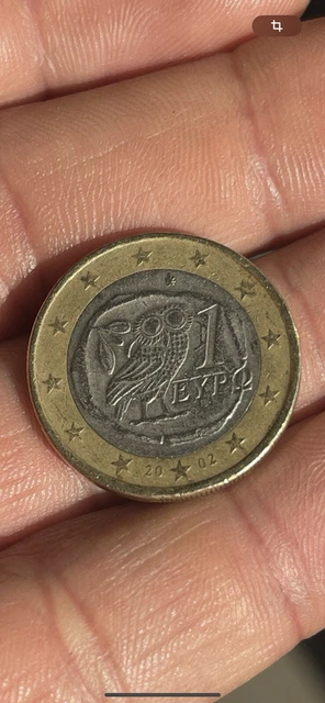 1 EURO MÜNZE Griechenland 2002 Eule mit "S". Sehr selten EUR 200,00