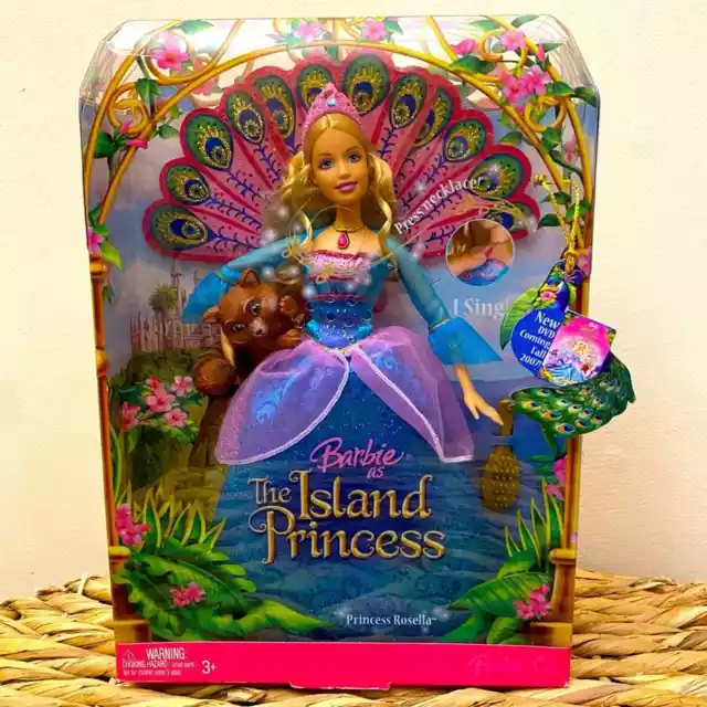 2007 Mattel Barbie As The Island Princess #K8103 New--Box Sealed