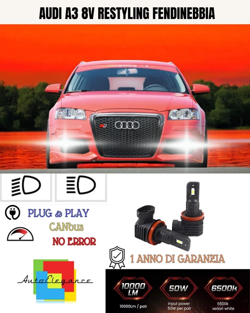 Pack LED AUDI A3 (8V1, 8VK) 1.8 TFSI quattro (2012 à 2016) – Pack Complet main image 1