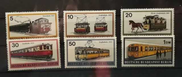 Briefmarkensatz Berlin 1971  - Verkehrsmittel (I)