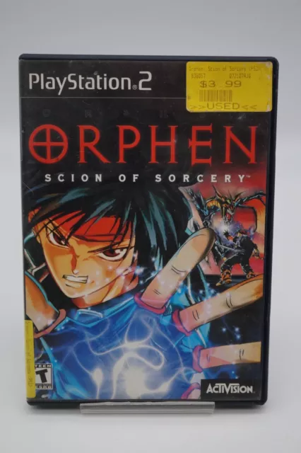 Orphen: Scion of Sorcery PS2 (Sony PlayStation 2, 2000) Tested Missing Manual