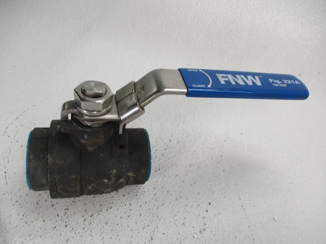 Valve à Bille En Acier Inoxydable 2 Pièces - Taille 1/4" à 4", Pour Eau, Air, Huile