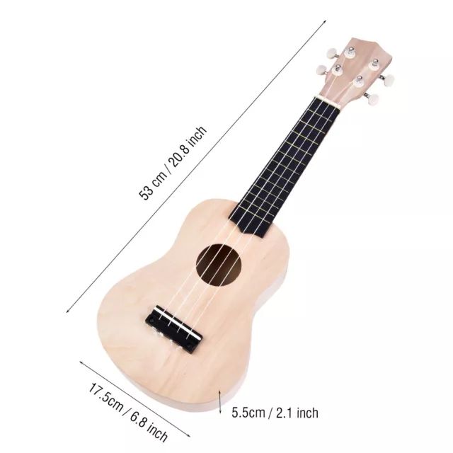 21'' Kids Wood Acoustic Guitar 4 String Music Instruments Toys Children Gift AU 2