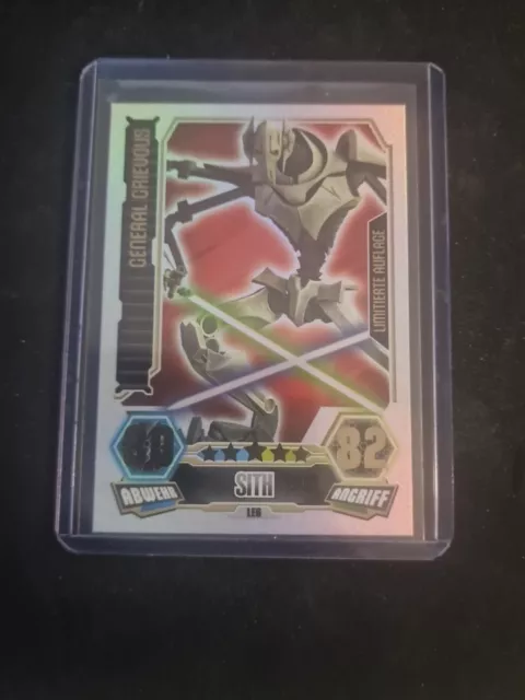 Force Attax Star Wars Karte LE6 General Grievous Serie 3 Limitierte Auflage