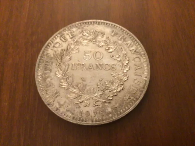 Pièce De 50 Francs en argent de 1978