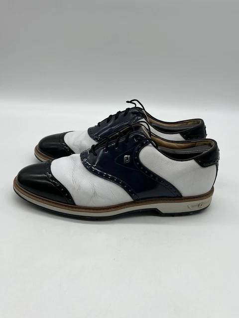 FOOTJOY PREMIERE DRYJOYS Series Wilcox Golf Shoes White Red  display picture 1