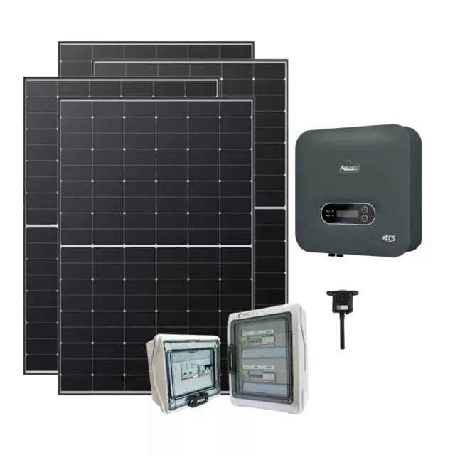 Kit fotovoltaico monofase 5160W inverter ZCS Azzurro 4.6kW connesso in rete