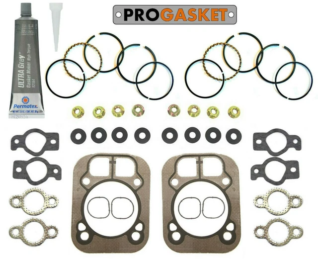 thumbnail interactive-video image 1 of 2-PACK Head Gasket Kit For Kohler CH11, CH18, CH20, CH22, CH23 Engines 1 of 12