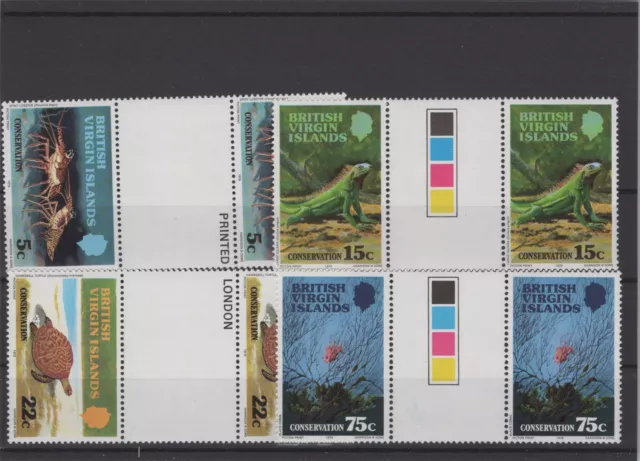 British Virgin Islands 1979 Conservation Wild Life XF Mint Never Hinged