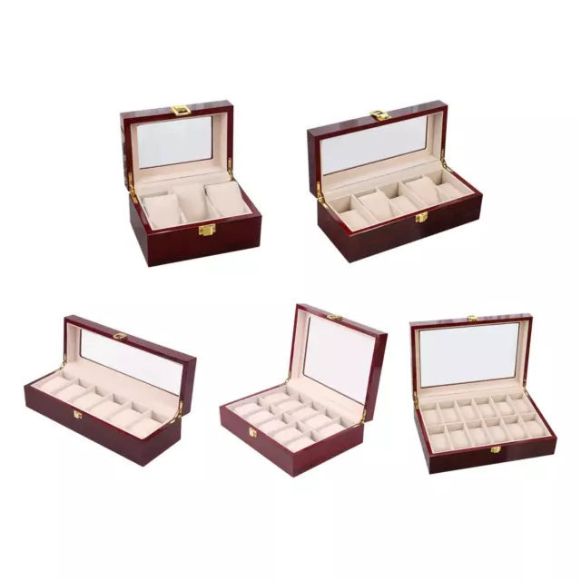 Montre boîte de rangement bijoux vitrine pour montres bijoux affichage