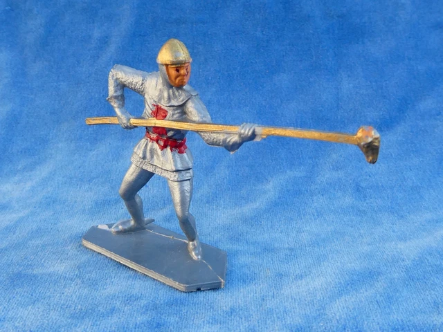 Figurine Moyen Âge Cofalu 1/32 - Homme D'Armes Avec Épée - Plastique Peint