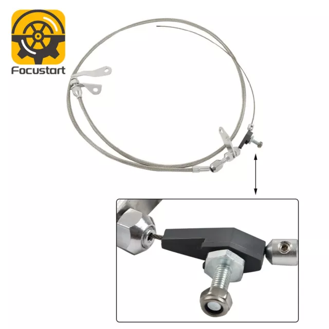 Fit For Ford C4 Stainless Kick Down Cable Transmission Kickdown Trans C-4 Deten