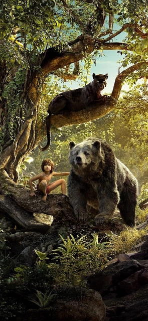 THE JUNGLE BOOK The Jungle Book Animation Poster Walt Disney Mowgli £15 ...