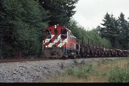 Simpson Lumber EMD - Number - 1201 w/Train - ORIG - KR - ralx748