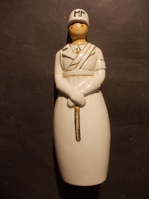 Robj ROBJ ART DECO LE CANARD PORCELAINE PARIS BOITE A GATEAUX AUTHENTIQUE SIGNE 