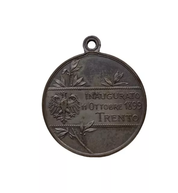 *HH* Antica Medaglia Asilo Scuola San Martino Lega Nazionale Trento 1899 Medal