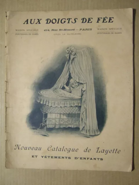 Catalogue De Layette Aux Doigts De Fee Maison Speciale D'ouvrages De Dames