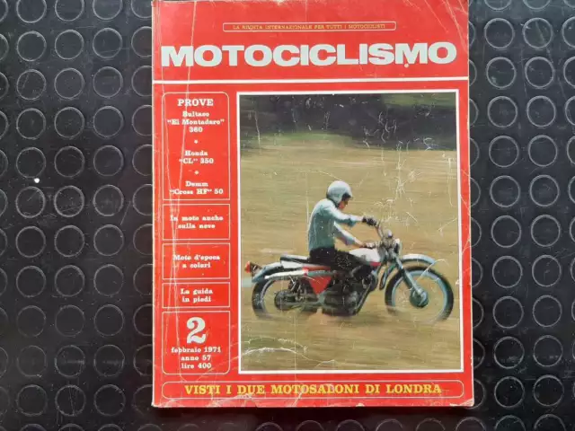 Motociclismo 2 Febbraio 1971 Bultaco "El Montadero" 360 Honda "Cl" 350 Demm "Cro