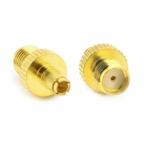 2 X Gold Plated TS9 Male to SMA Female Jack RF Coaxial Coax Connector