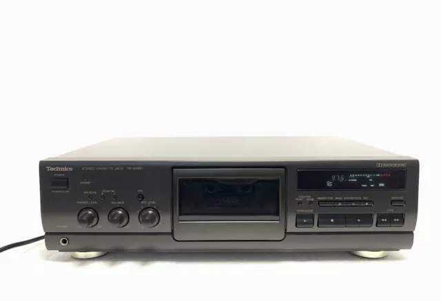 TECHNICS RS-BX601 Stéréo Cassette Deck 3 Head Vintage 1994 Hi End Work Good Look 2