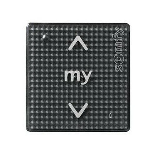Commande Murale Tactile Somfy Smoove 1 Io Black Shine 1811005 Automatismes