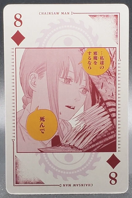 MAKIMA CHAINSAW MAN Playing Card Japanese Shueisha Anime Shonen Jump