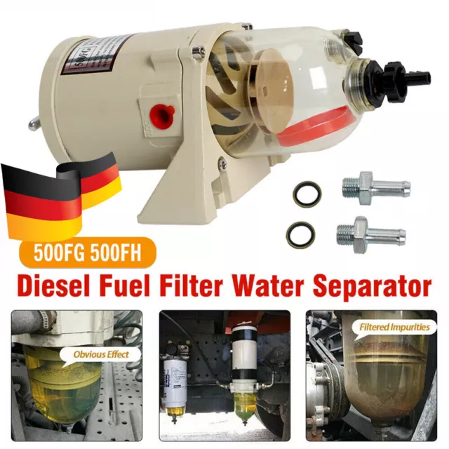 500FG/500FH Diesel Marine Truck Kraftstofffilter Öl Wasserabscheider Schraubring