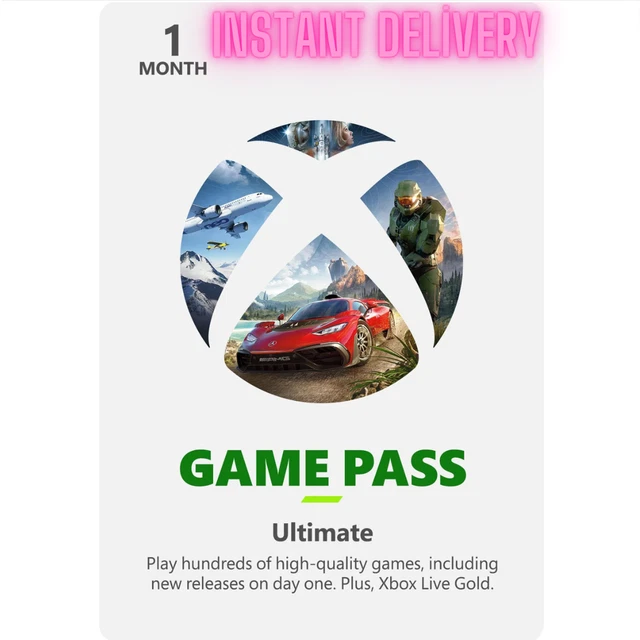 Xbox Live 1 Month Game Pass Ultimate Membership-INSTANT DELİVERY
