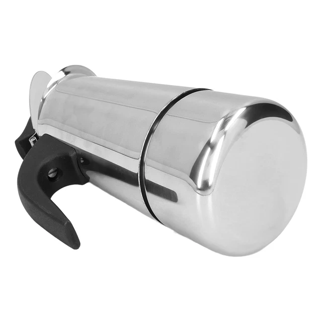 (304) Pot No. 4 200ML)Italian Coffee Maker Moka Pot Food Grade Stainless Steel