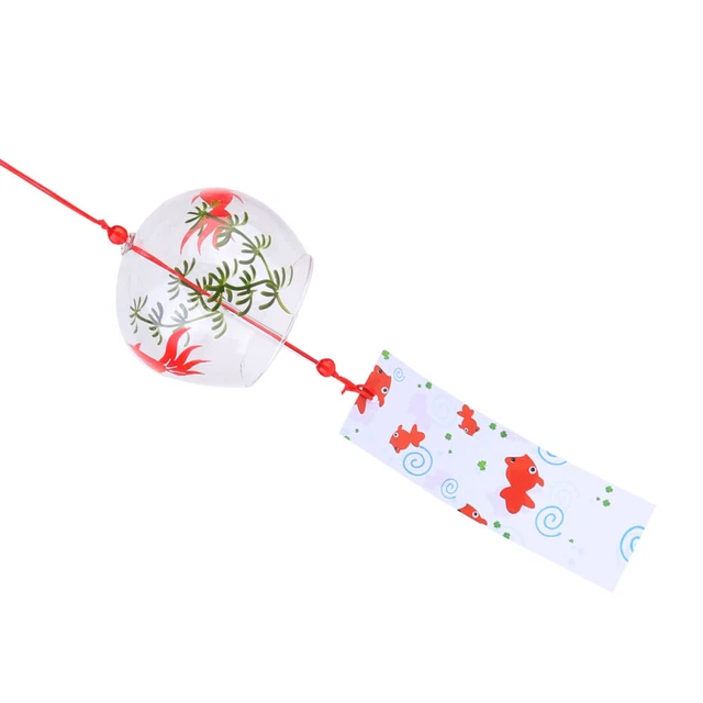 Japanese-style Wind Chime Glass Bell Garden Chimes Baby Label Clock