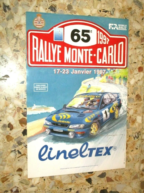 Affiche rallye Monté Carlo - Collection