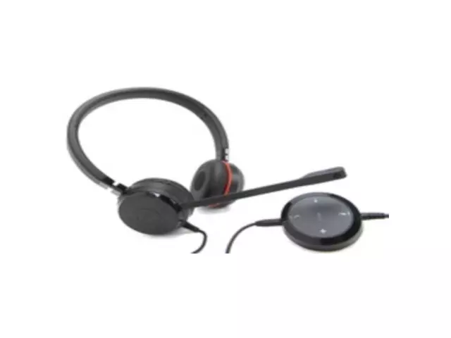 Jabra EVOLVE 30 II Headset - Stereo - USB Type C - Wired - Binaural - Black