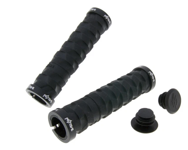 Double Lock-On set poignée ROCK 130mm - noir