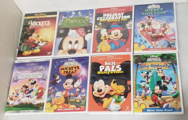 MICKEY MOUSE 8 DVD LOT Disney Mickey's Once Upon A Christmas and more £
