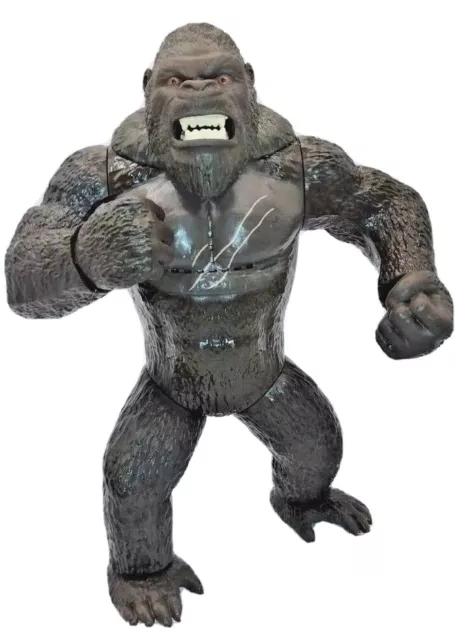 Battle Roar King Kong Figure Godzilla v Kong Gorilla Toy Plastic Works 7" Tall