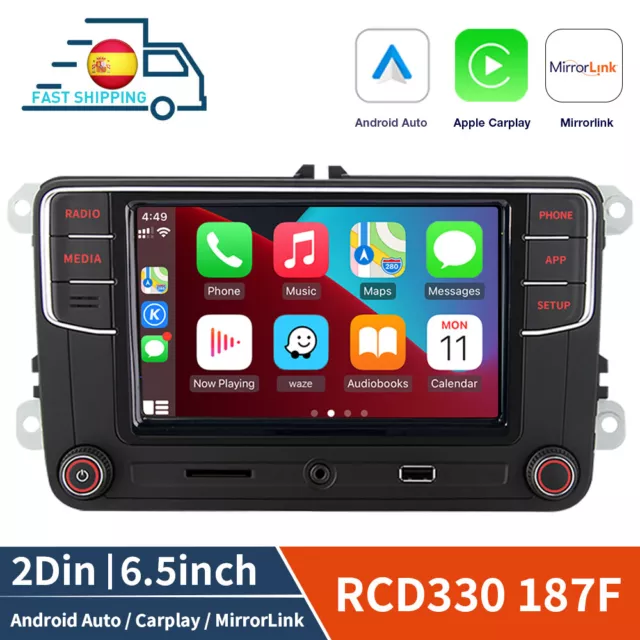 NONAME RCD330 187F Plus Carplay Radio de Coche Estéreo Android Auto Para VW Golf