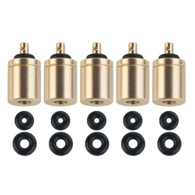 5 Pcs Camping Canister Adapter Portable Brass Refill Adapter Durable