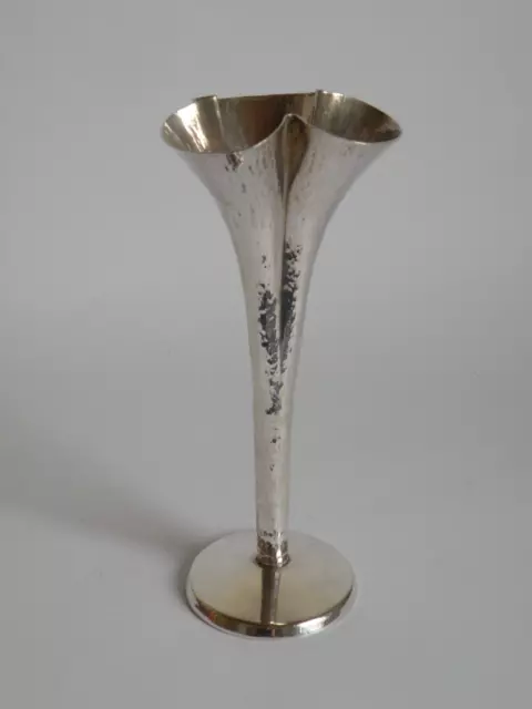 VOGELSANG & KUHN Karlsruhe  METALL VASE  versilbert ART DECO