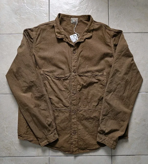 TENDER CO. TYPE 430 Butterfly Shirt Walnut Dyed Size 4 £225.00 