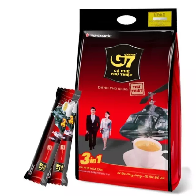 G7 3-In-1 Instant Vietnamese Coffee Mix 100 Sticks x16g Trung Nguyen 2